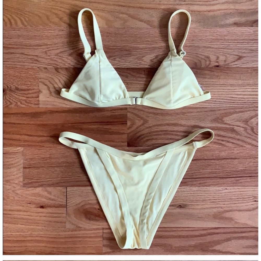 F21 Pale Yellow Bikini